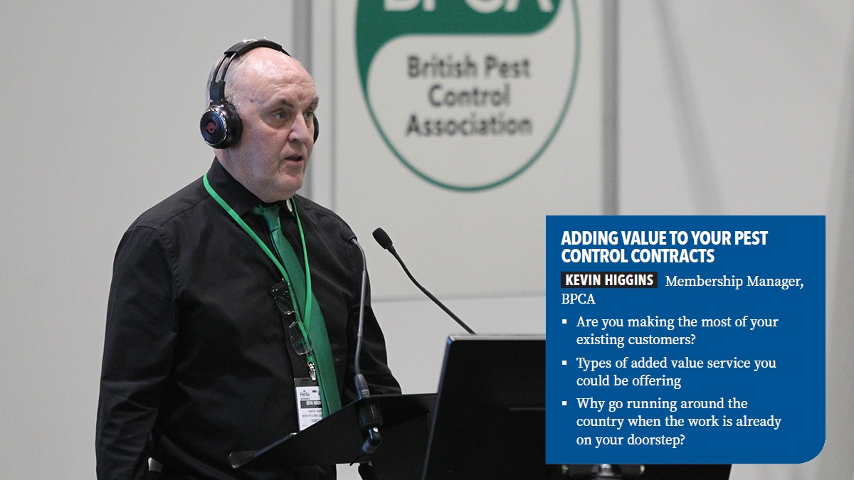 Kevin Higgins Speaking at PestEx 2017 Kevin Higgins Speaking at PestEx 2017