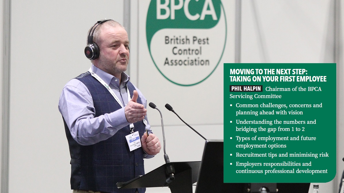 Philip Halpin speaking at PestEx 2017 Philip Halpin speaking at PestEx 2017